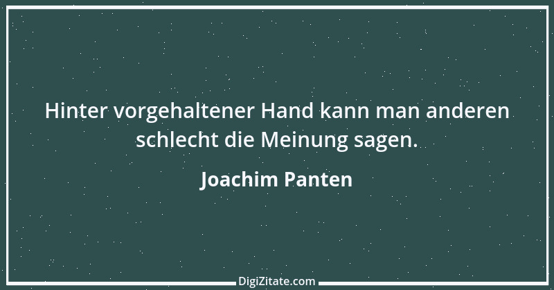 Zitat von Joachim Panten 134