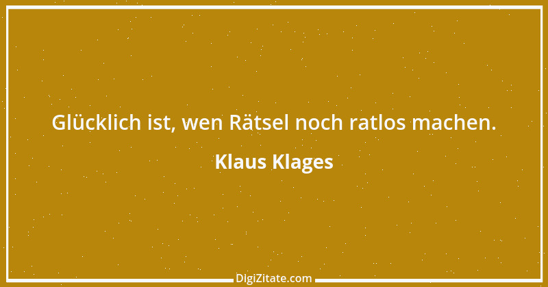 Zitat von Klaus Klages 559