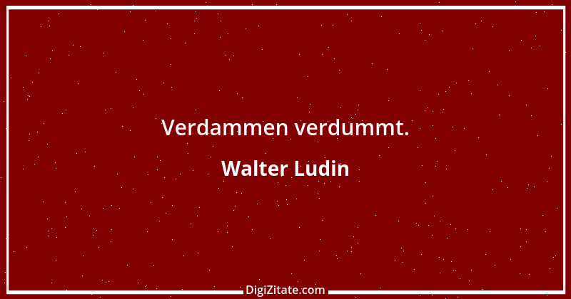 Zitat von Walter Ludin 809