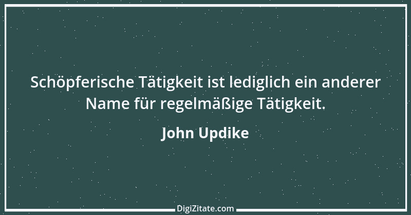 Zitat von John Updike 1