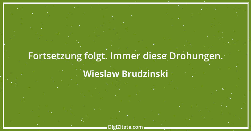 Zitat von Wieslaw Brudzinski 101