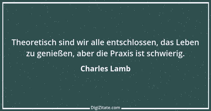 Zitat von Charles Lamb 12