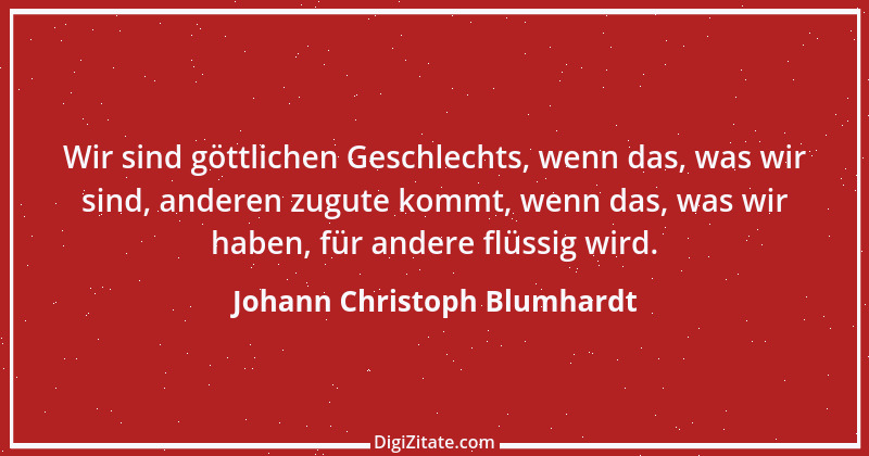 Zitat von Johann Christoph Blumhardt 4