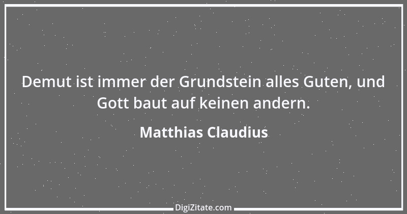 Zitat von Matthias Claudius 7