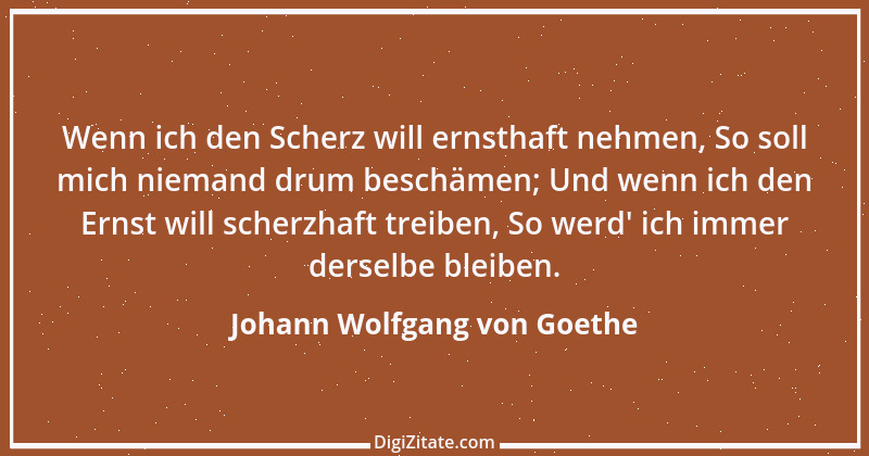 Zitat von Johann Wolfgang von Goethe 1310