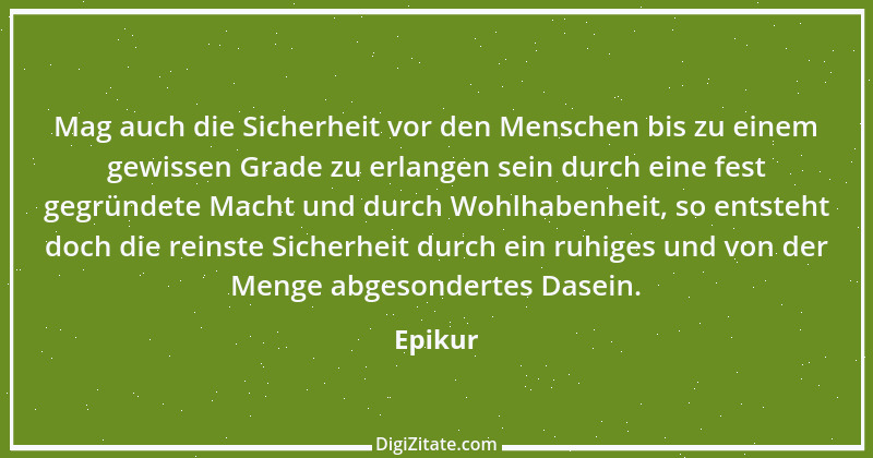 Zitat von Epikur 258