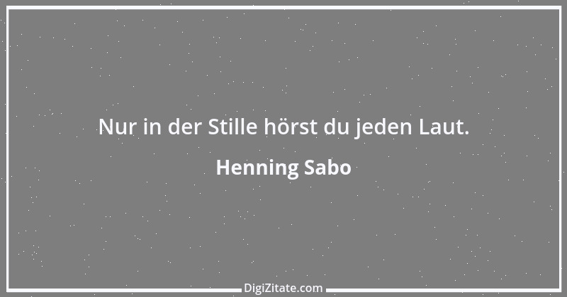 Zitat von Henning Sabo 2