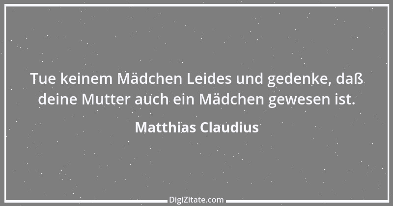 Zitat von Matthias Claudius 9