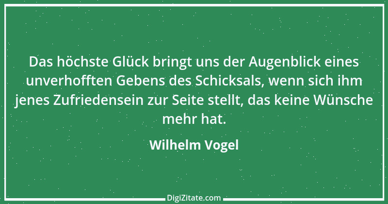 Zitat von Wilhelm Vogel 141