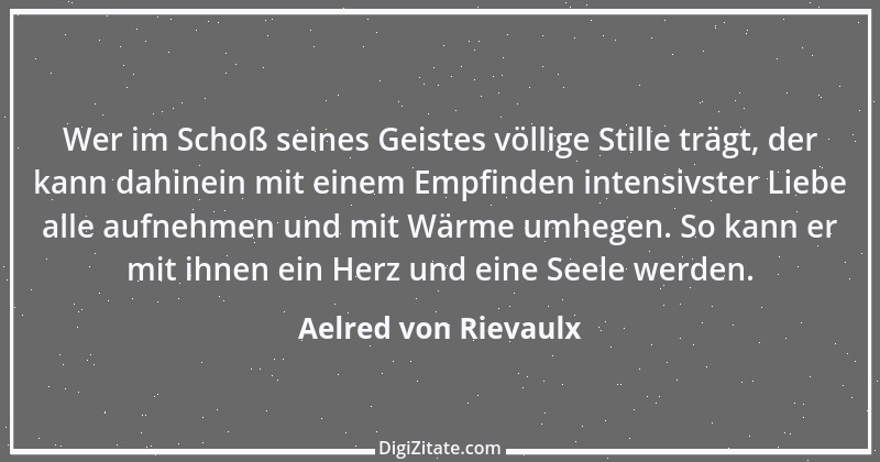 Zitat von Aelred von Rievaulx 3