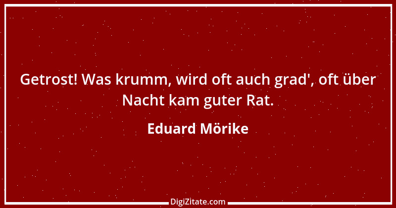 Zitat von Eduard Mörike 5