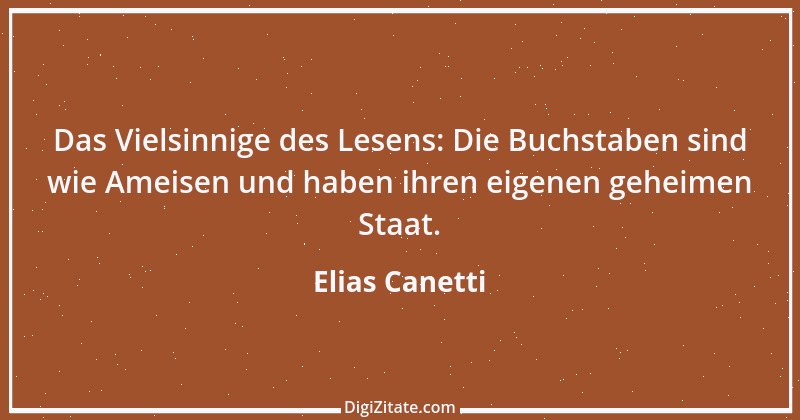 Zitat von Elias Canetti 5