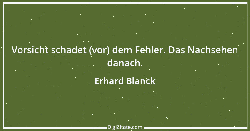 Zitat von Erhard Blanck 1867