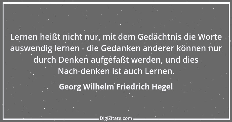 Zitat von Georg Wilhelm Friedrich Hegel 18