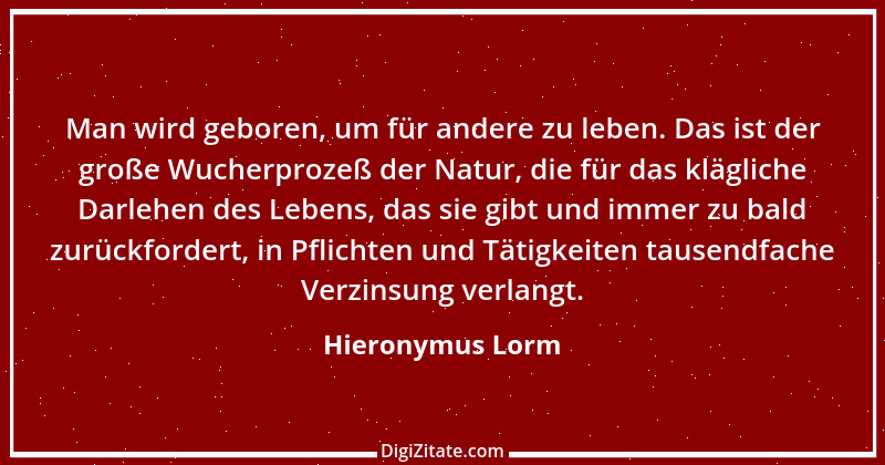 Zitat von Hieronymus Lorm 6