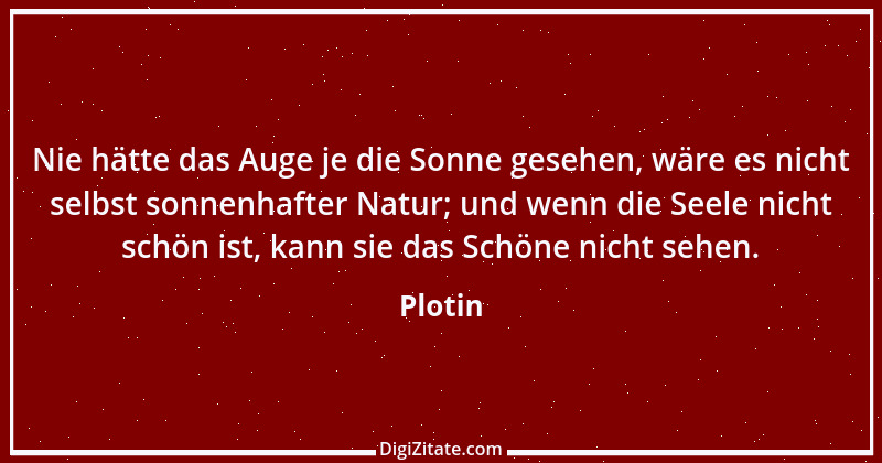 Zitat von Plotin 1