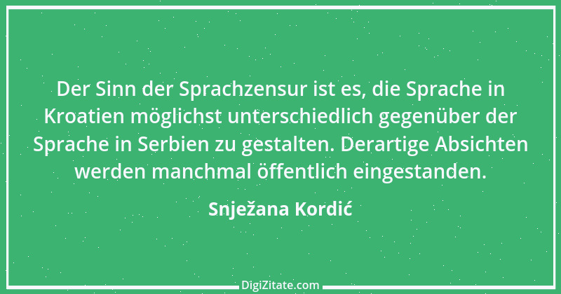 Zitat von Snježana Kordić 1