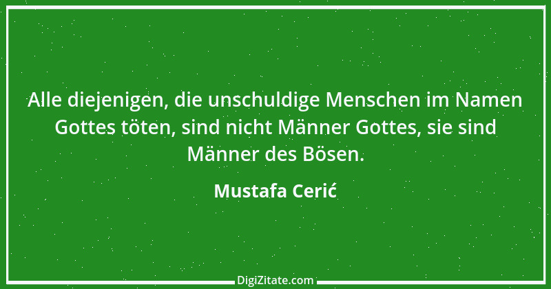 Zitat von Mustafa Cerić 1