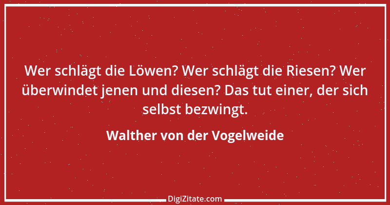 Zitat von Walther von der Vogelweide 2