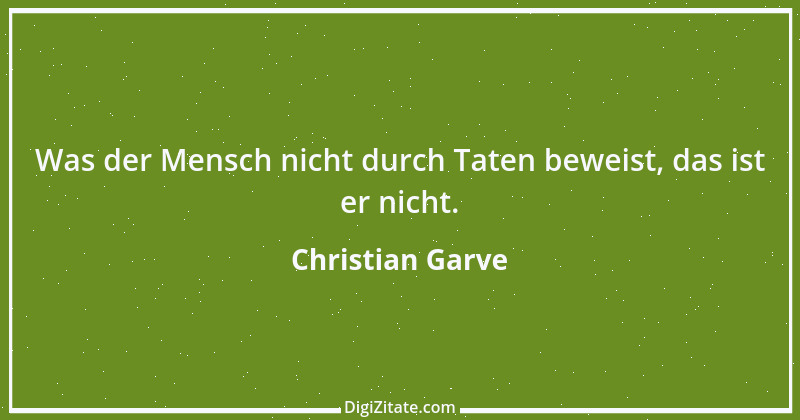 Zitat von Christian Garve 6