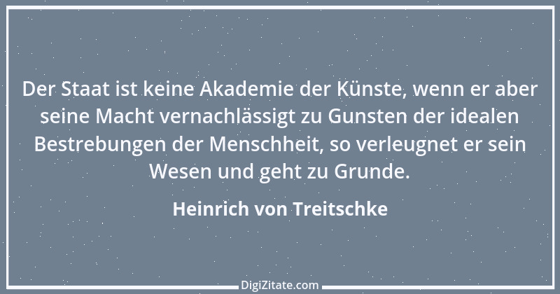 Zitat von Heinrich von Treitschke 23