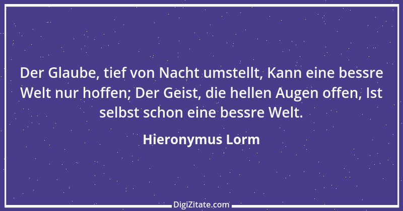 Zitat von Hieronymus Lorm 8