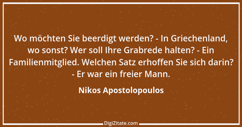 Zitat von Nikos Apostolopoulos 1