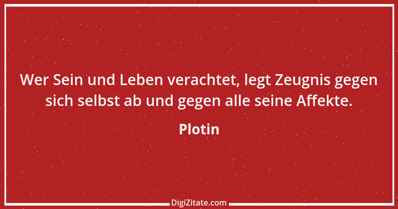 Zitat von Plotin 3