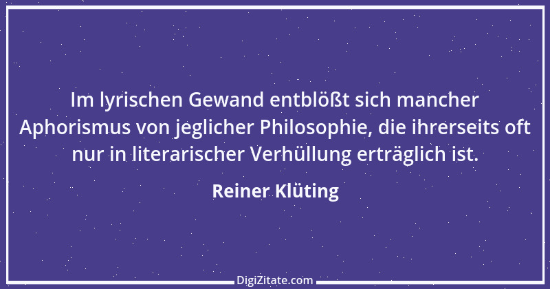 Zitat von Reiner Klüting 94