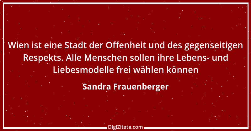 Zitat von Sandra Frauenberger 1