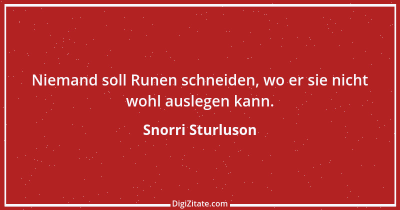 Zitat von Snorri Sturluson 1