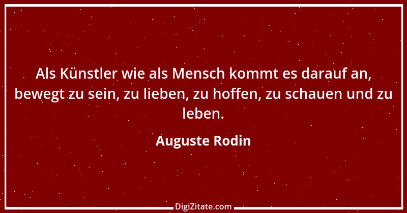 Zitat von Auguste Rodin 16