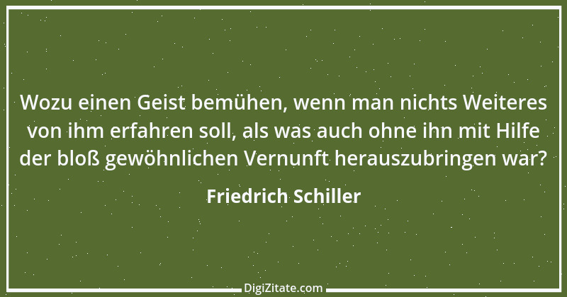 Zitat von Friedrich Schiller 1832