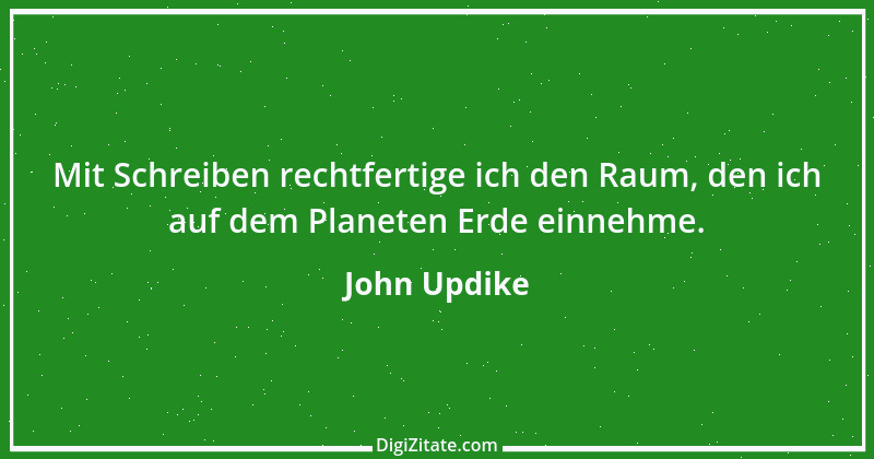 Zitat von John Updike 8