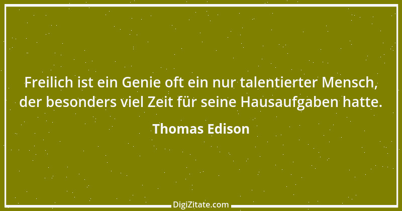 Zitat von Thomas Edison 21