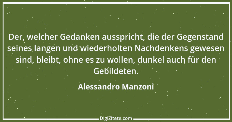 Zitat von Alessandro Manzoni 13