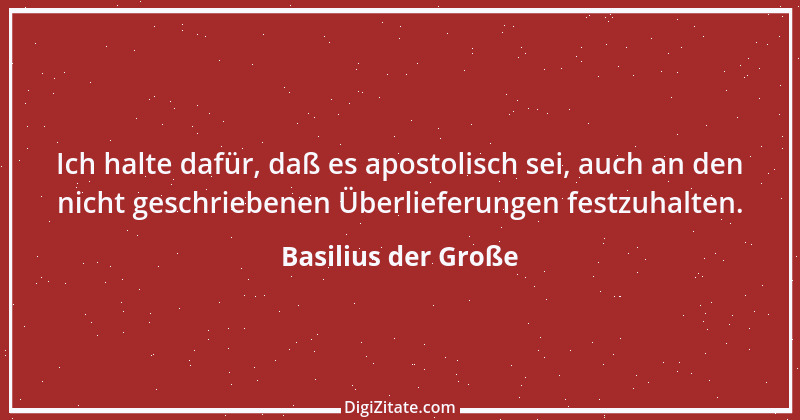 Zitat von Basilius der Große 4