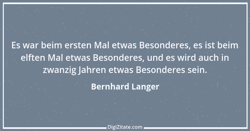 Zitat von Bernhard Langer 1