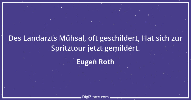 Zitat von Eugen Roth 9