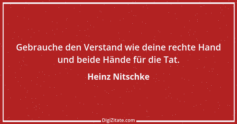 Zitat von Heinz Nitschke 15