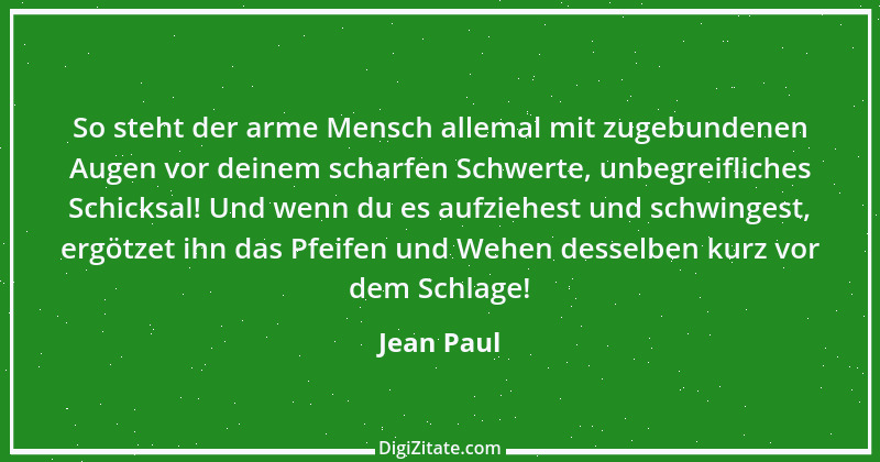 Zitat von Jean Paul 930