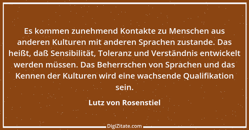 Zitat von Lutz von Rosenstiel 1