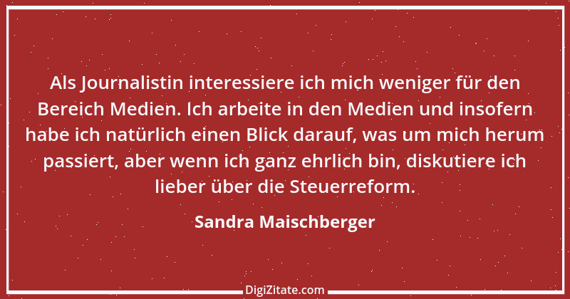 Zitat von Sandra Maischberger 1