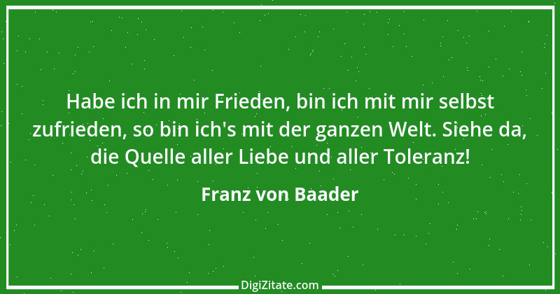 Zitat von Franz von Baader 21