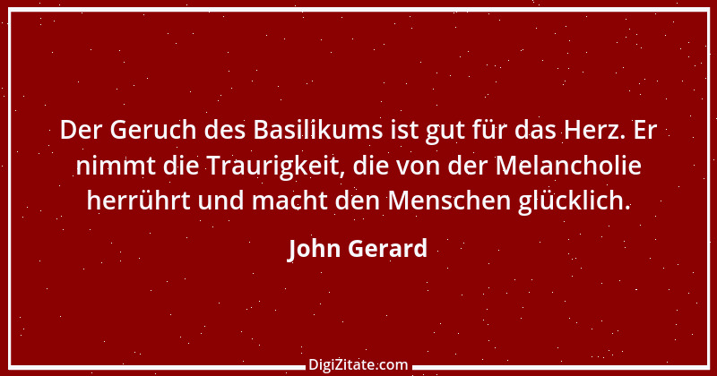 Zitat von John Gerard 1