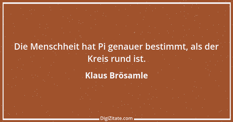 Zitat von Klaus Brösamle 1