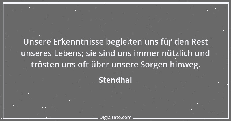 Zitat von Stendhal 287