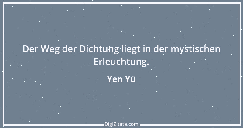 Zitat von Yen Yü 2