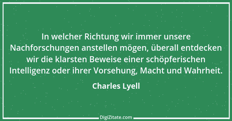 Zitat von Charles Lyell 1