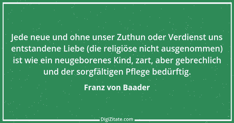 Zitat von Franz von Baader 22